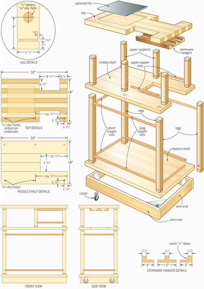 Detailed step by step woodworking plan